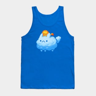 Cloud Cat and Sun Lion Tank Top